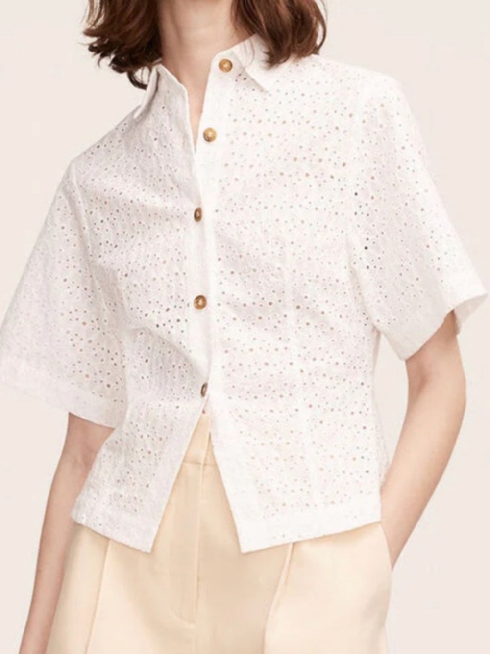 Rebecca Taylor Eyelet blouse